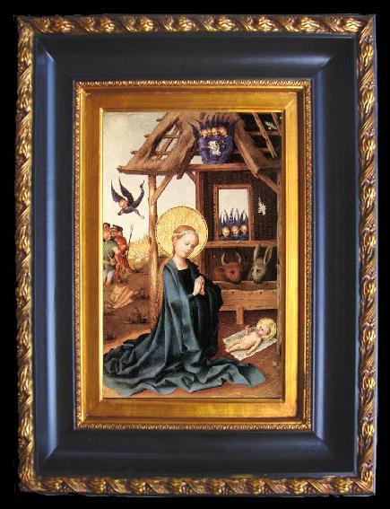 framed  Stefan Lochner Adoration of the Child Jesus, Ta059